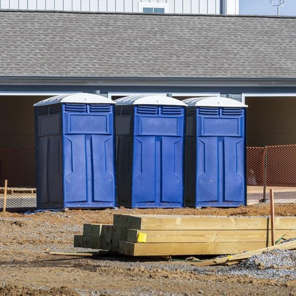 Heavy-duty construction site porta potty in Salem, Oregon